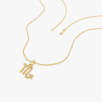 Scorpio Zodiac Pendant Necklace