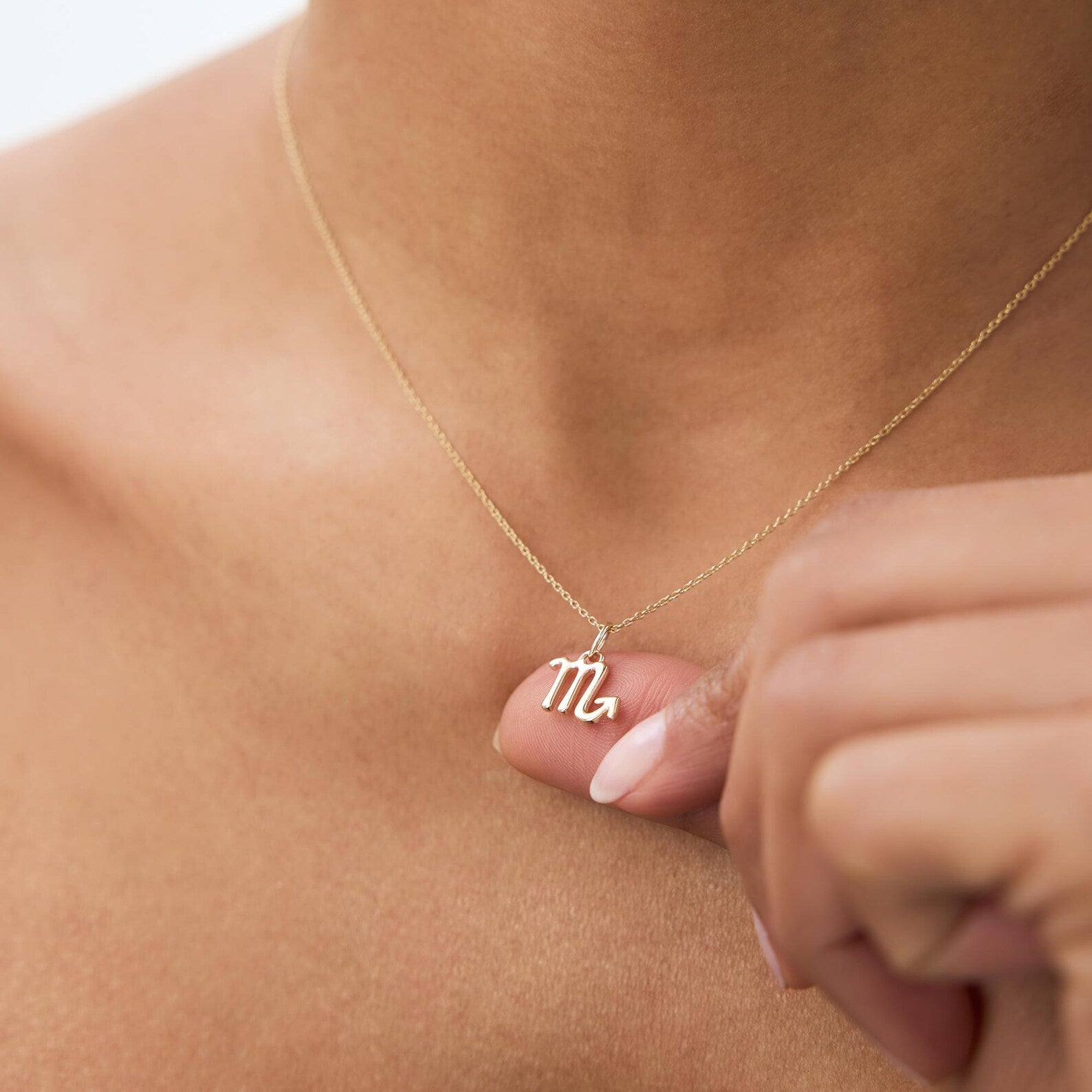 Scorpio Zodiac Pendant Necklace