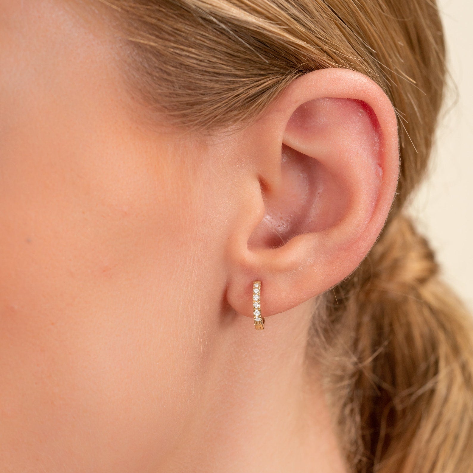 Signature Diamond Hoops