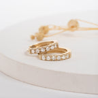 Signature Diamond Hoops