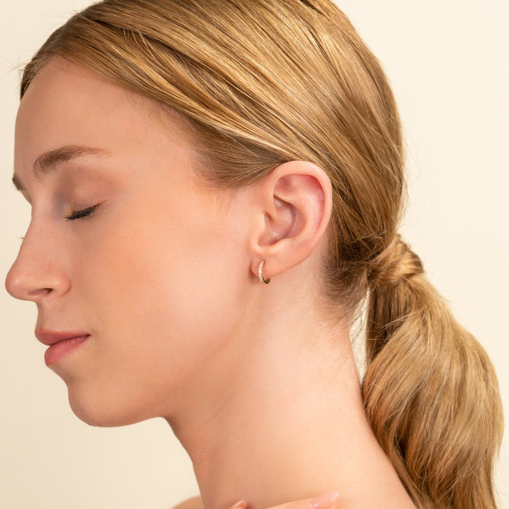 Signature Diamond Hoops