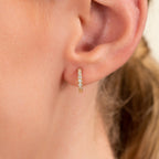 Signature Diamond Hoops