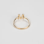 Signature Letter Diamond Ring