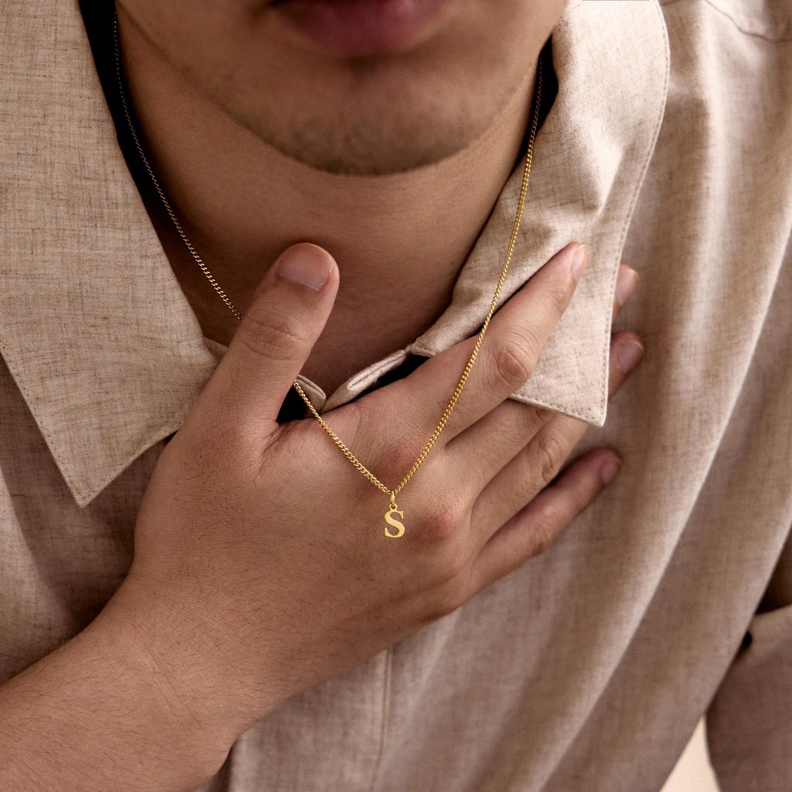 Signature Letter Necklace