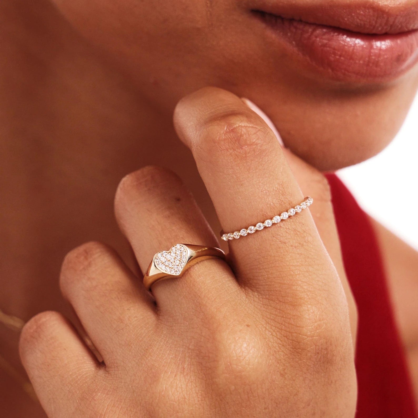 Silent Promise Heart Ring
