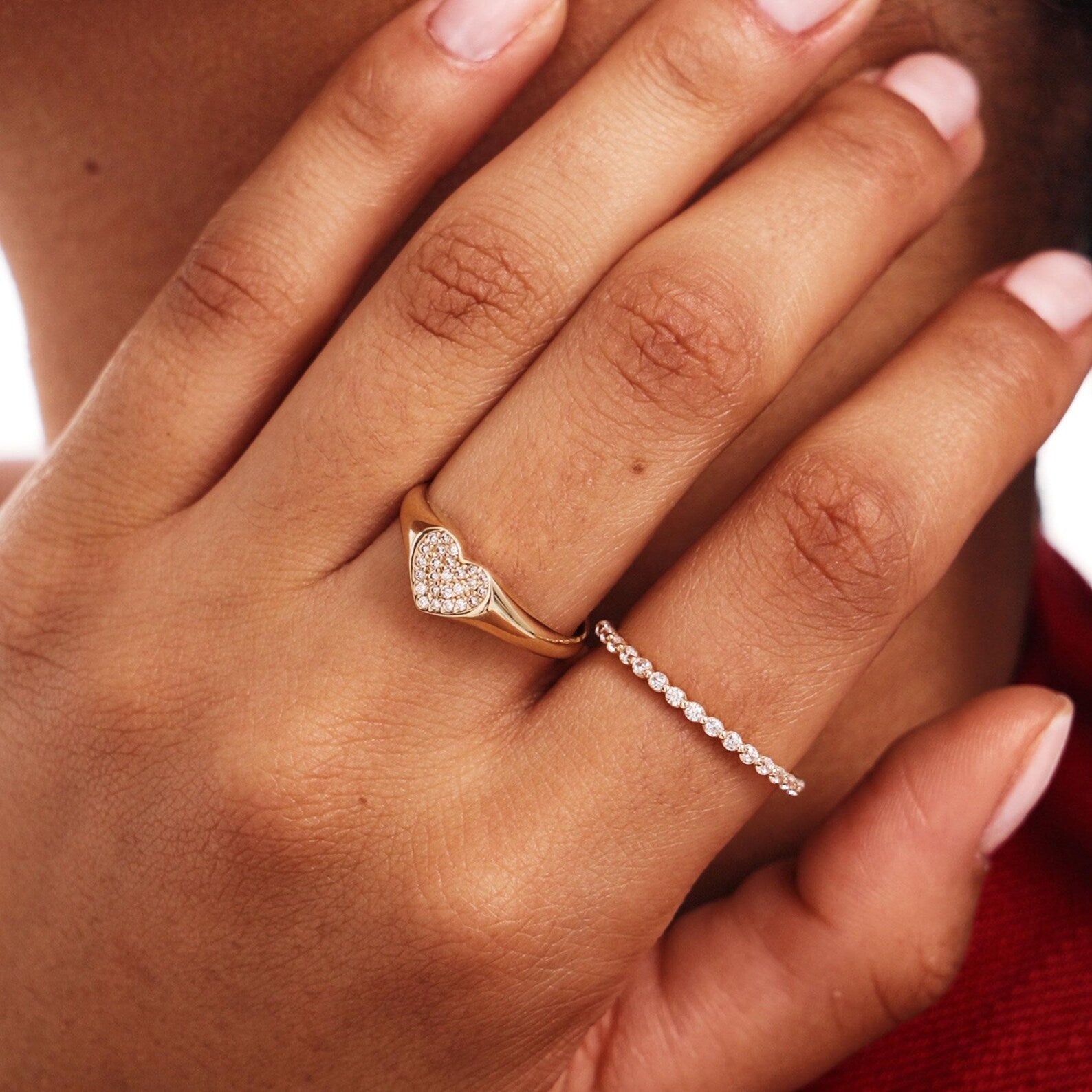 Silent Promise Heart Ring