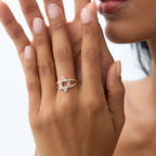 Star of David Diamond Ring