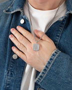 Statement Ice Tag Necklace