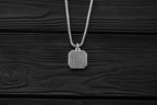 Statement Ice Tag Necklace
