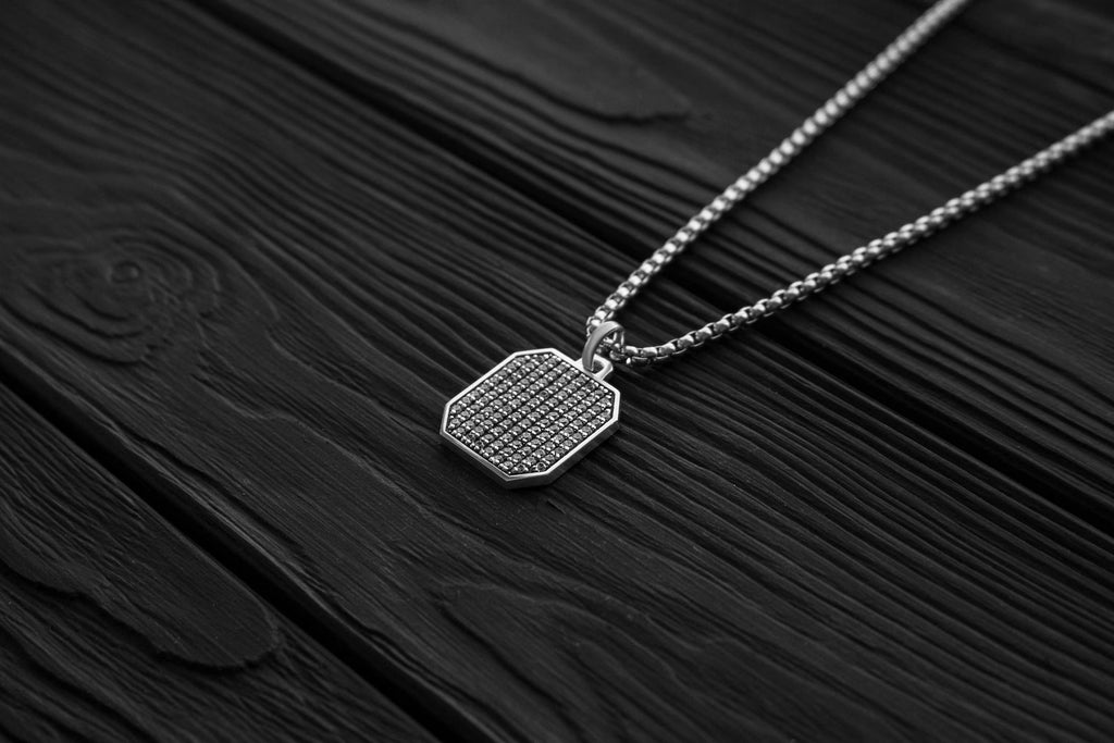 Statement Ice Tag Necklace