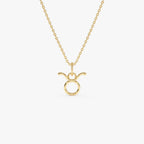 Taurus Zodiac Pendant Necklace