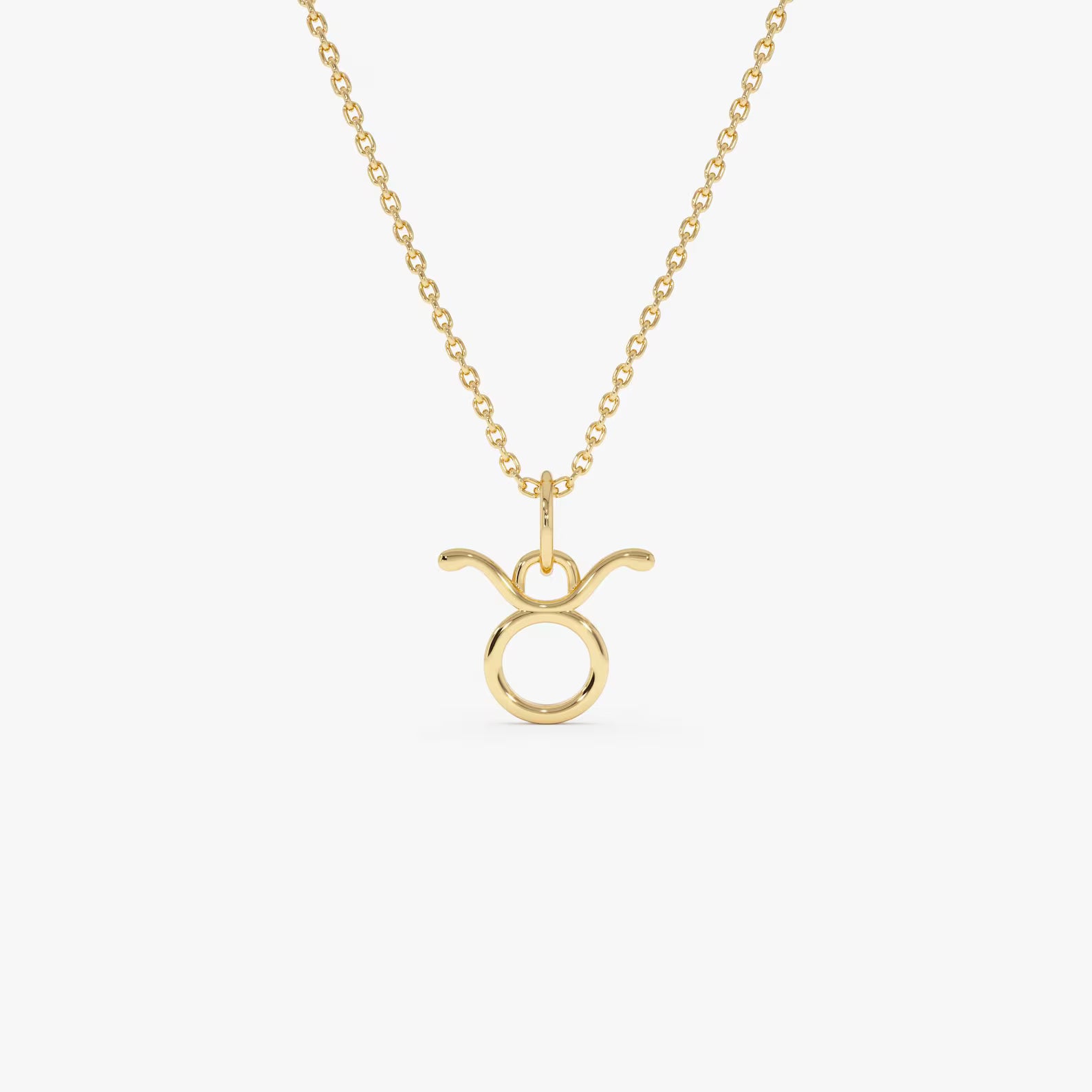 Taurus Zodiac Pendant Necklace