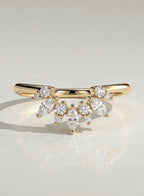 The Alira Ring - Marquise Diamond Floral Cluster Contour Ring