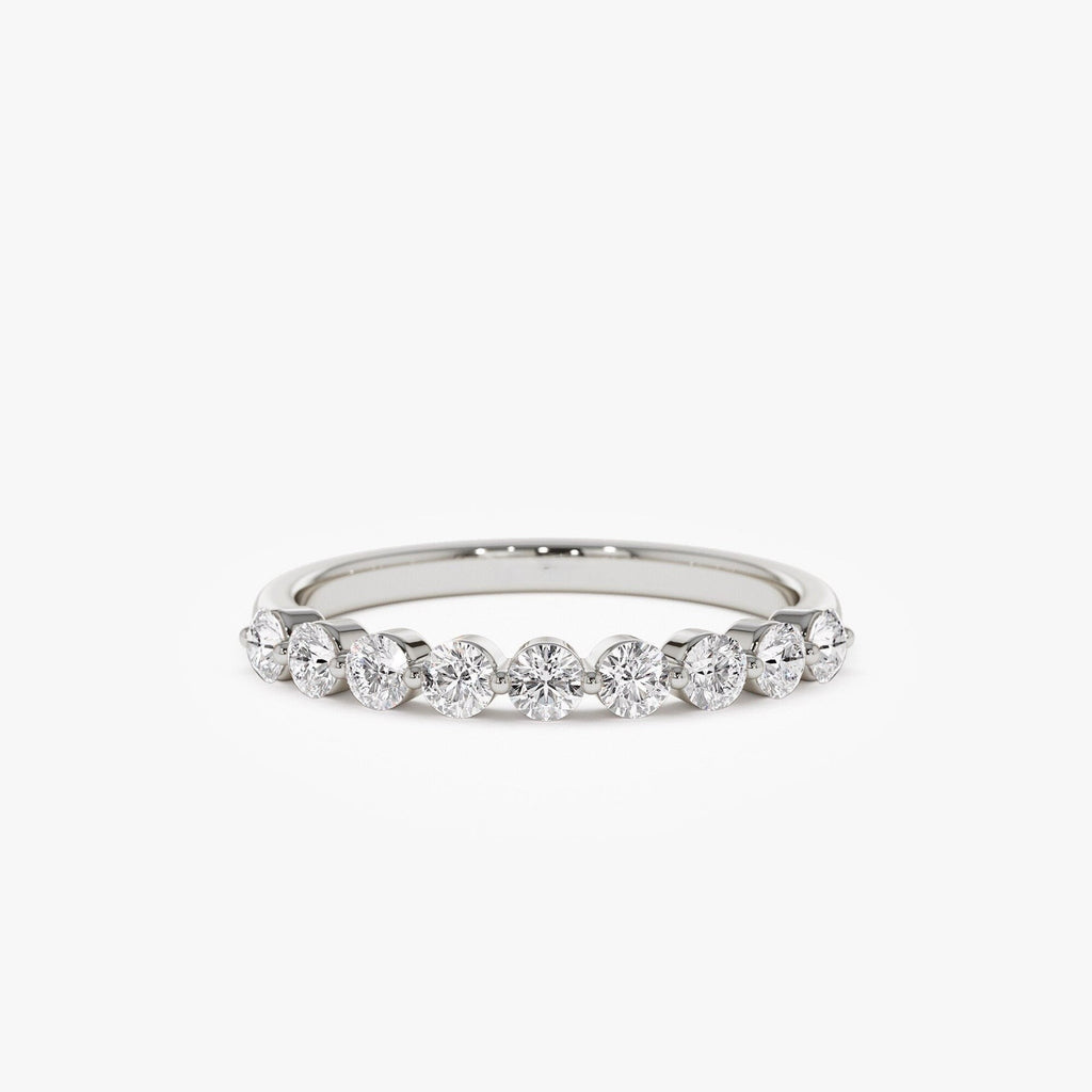 The Aurelia Band - Diamond Half Eternity Ring