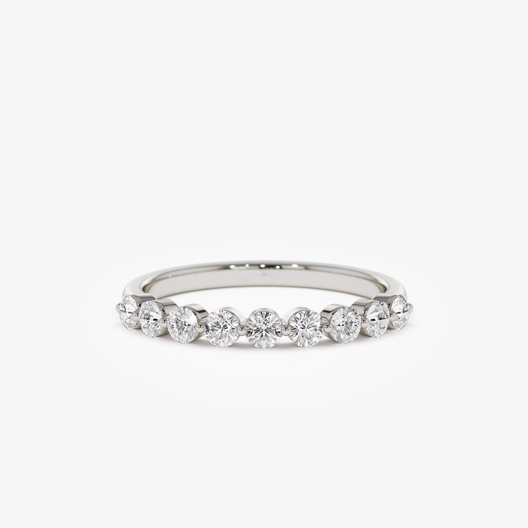 The Aurelia Band - Diamond Half Eternity Ring