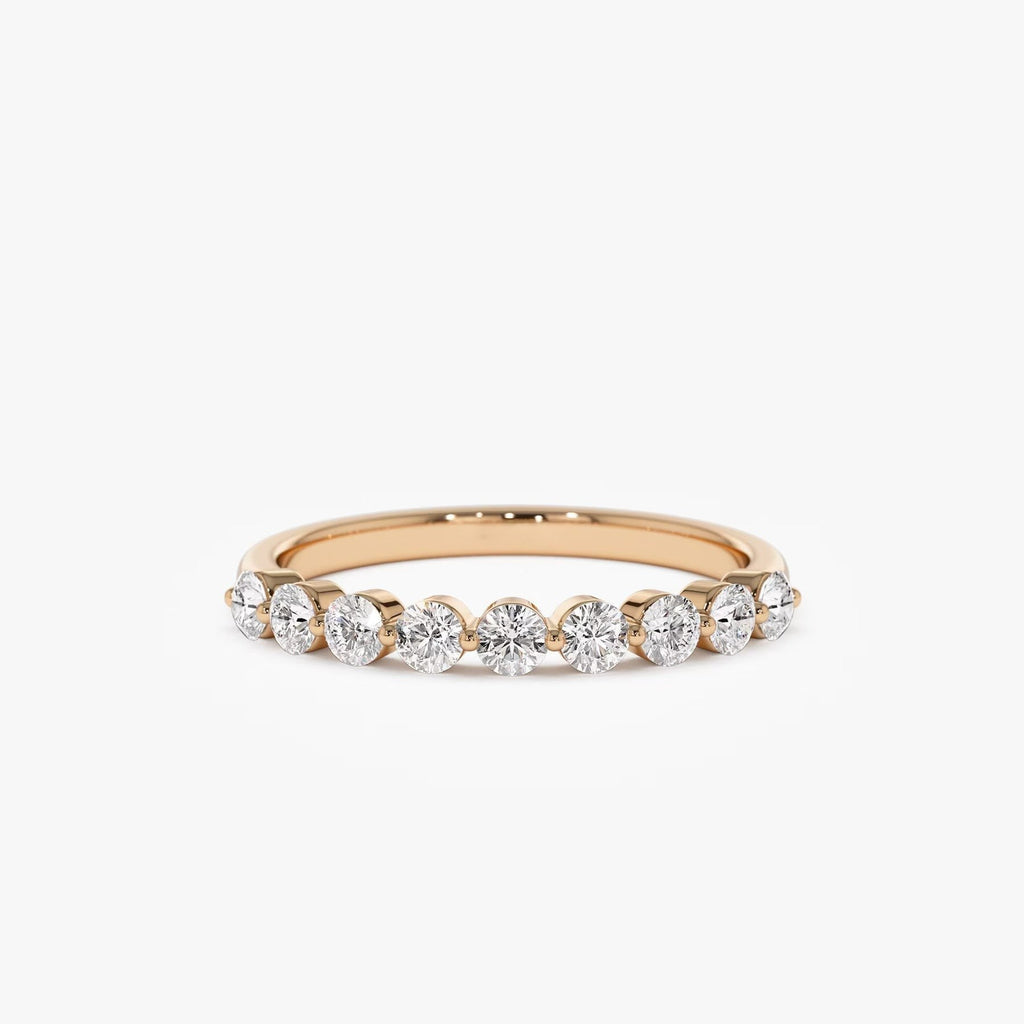 The Aurelia Band - Diamond Half Eternity Ring