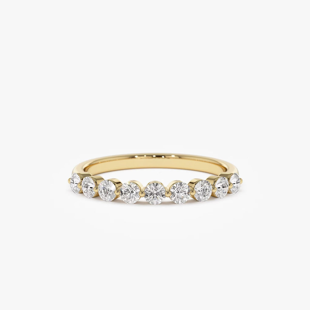 The Aurelia Band - Diamond Half Eternity Ring