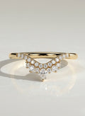 The Aurevia Ring - Pear Diamond Tiara Band