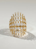 The Aurevion Ring - Diamond Architectural Statement Ring