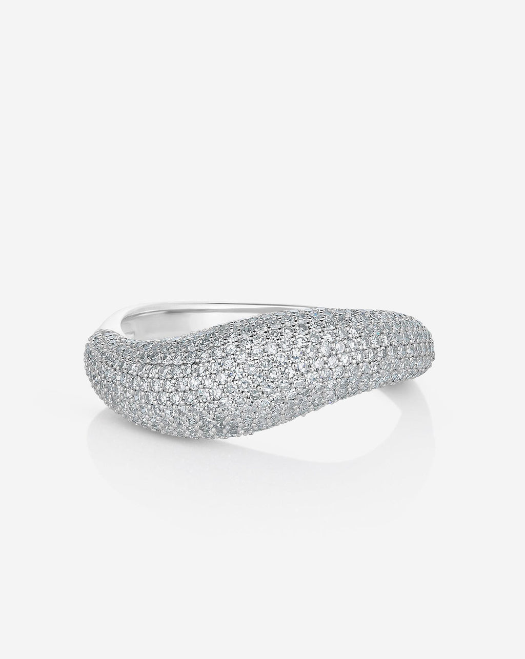 The Aurexen Ring - Pavé Dome Statement