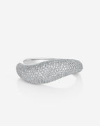 The Aurexen Ring - Pavé Dome Statement