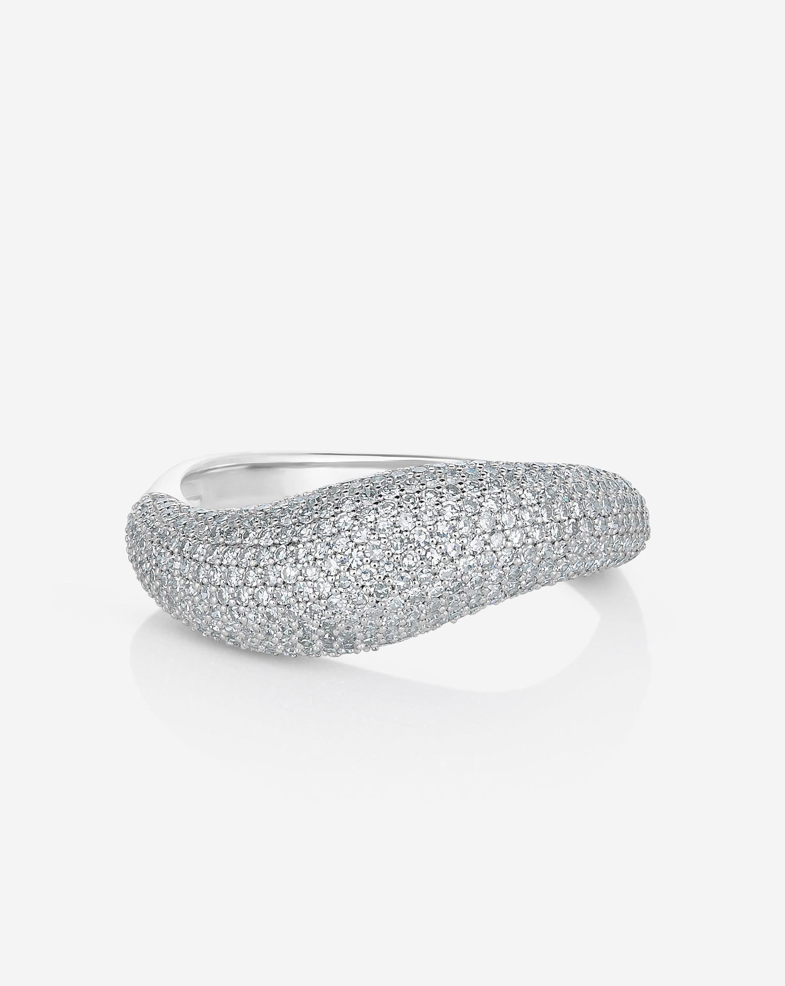 The Aurexen Ring - Pavé Dome Statement