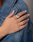 The Aurexen Ring - Pavé Dome Statement