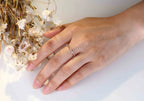 The Aveline Ring - Diamond Twist Band