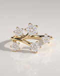 The Blossia Ring - Diamond Blossom Branch Ring