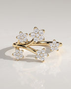 The Blossia Ring - Diamond Blossom Branch Ring