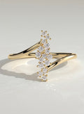 The Cascara Ring - Diamond Cascade Statement Ring