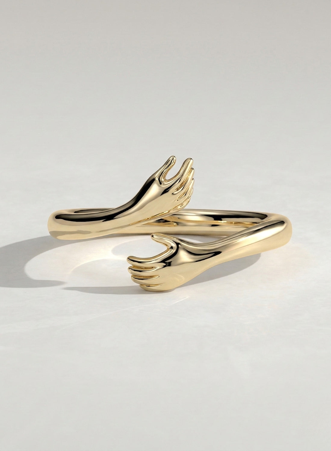 The Elara Band - Silver Hug Bypass Ring