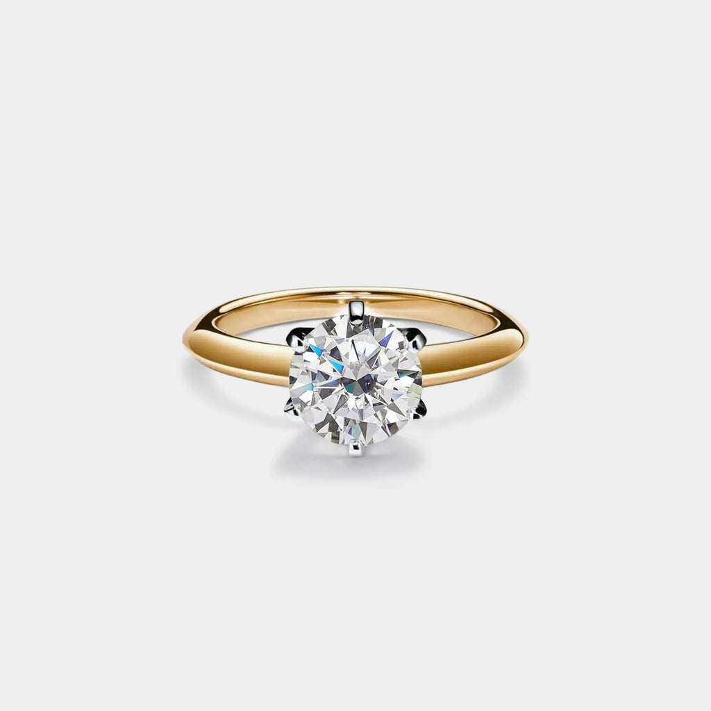 The Eleanor Ring - Round Solitaire Diamond Ring