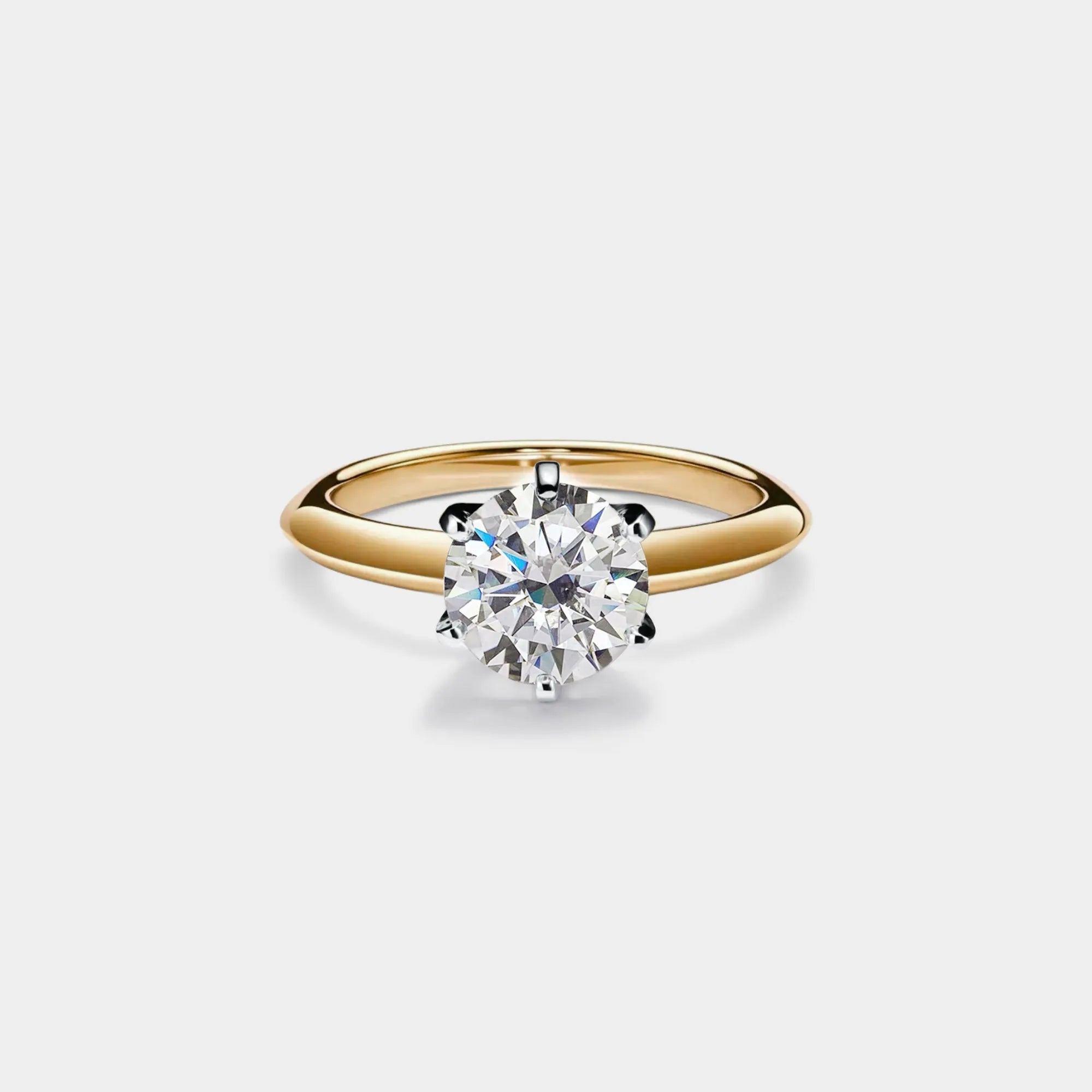 The Eleanor Ring - Round Solitaire Diamond Ring