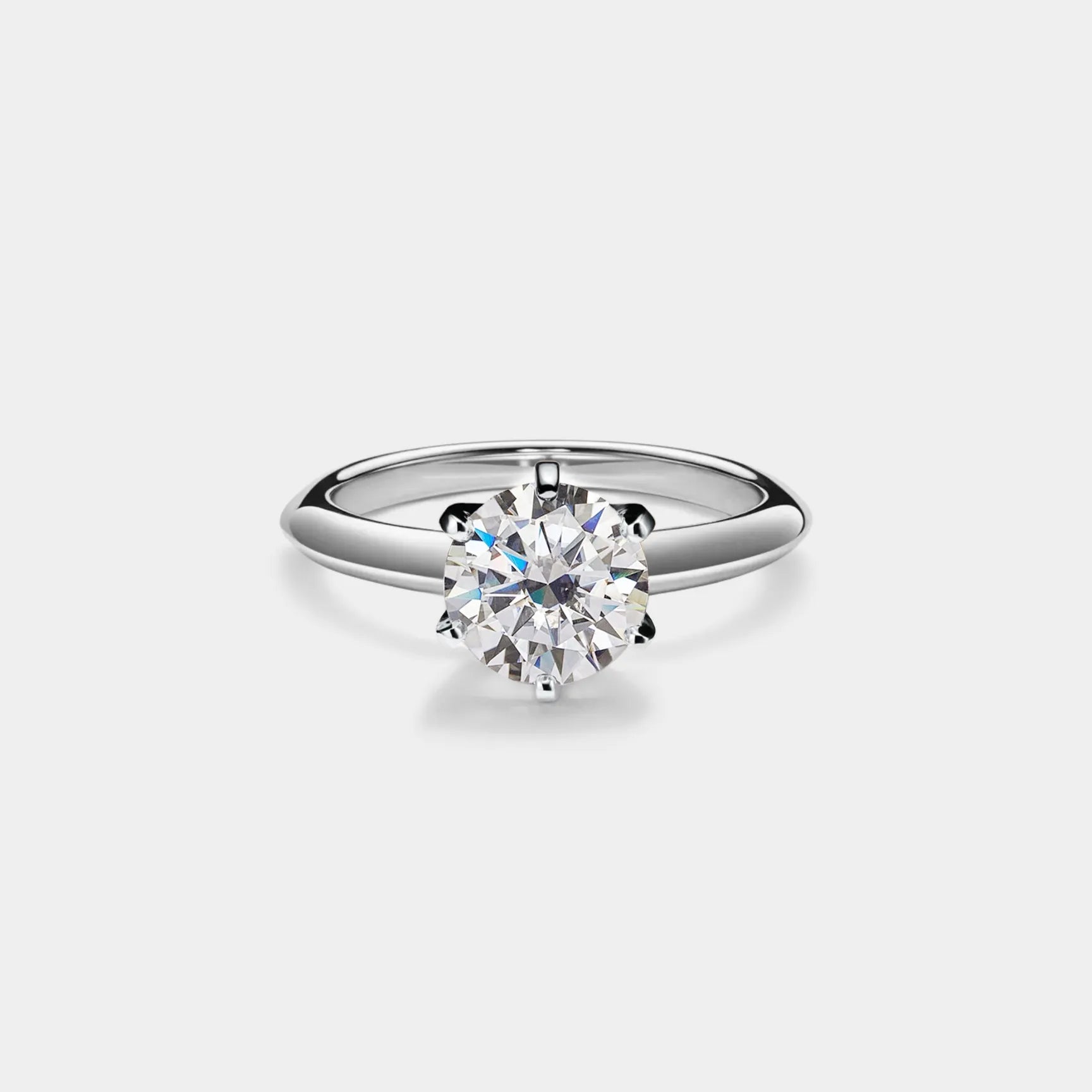 The Eleanor Ring - Round Solitaire Diamond Ring