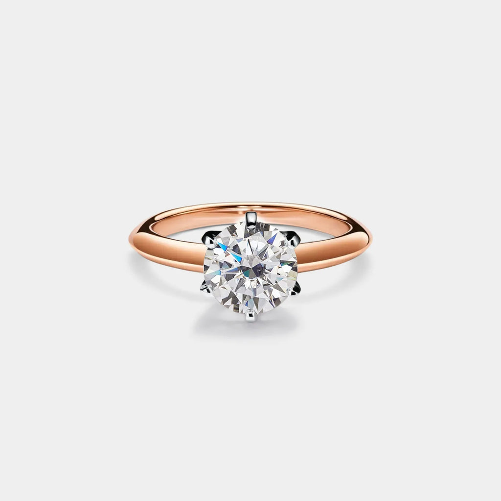 The Eleanor Ring - Round Solitaire Diamond Ring