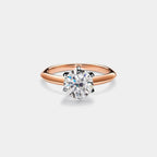 The Eleanor Ring - Round Solitaire Diamond Ring