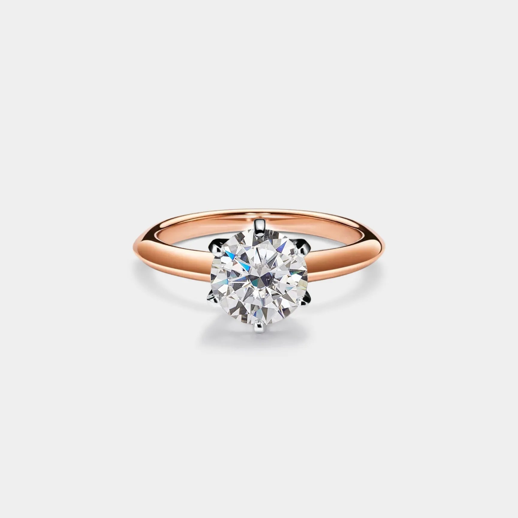 The Eleanor Ring - Round Solitaire Diamond Ring