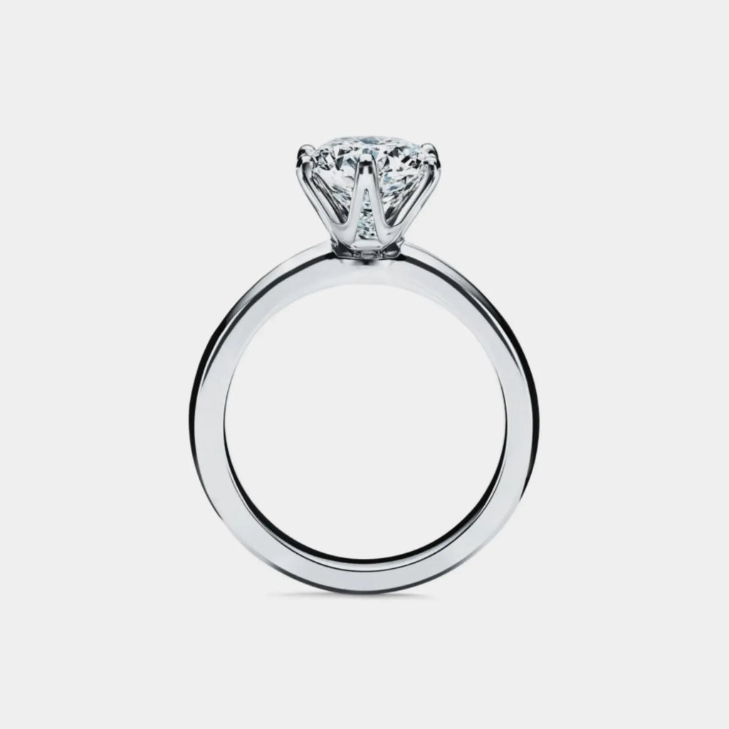 The Eleanor Ring - Round Solitaire Diamond Ring