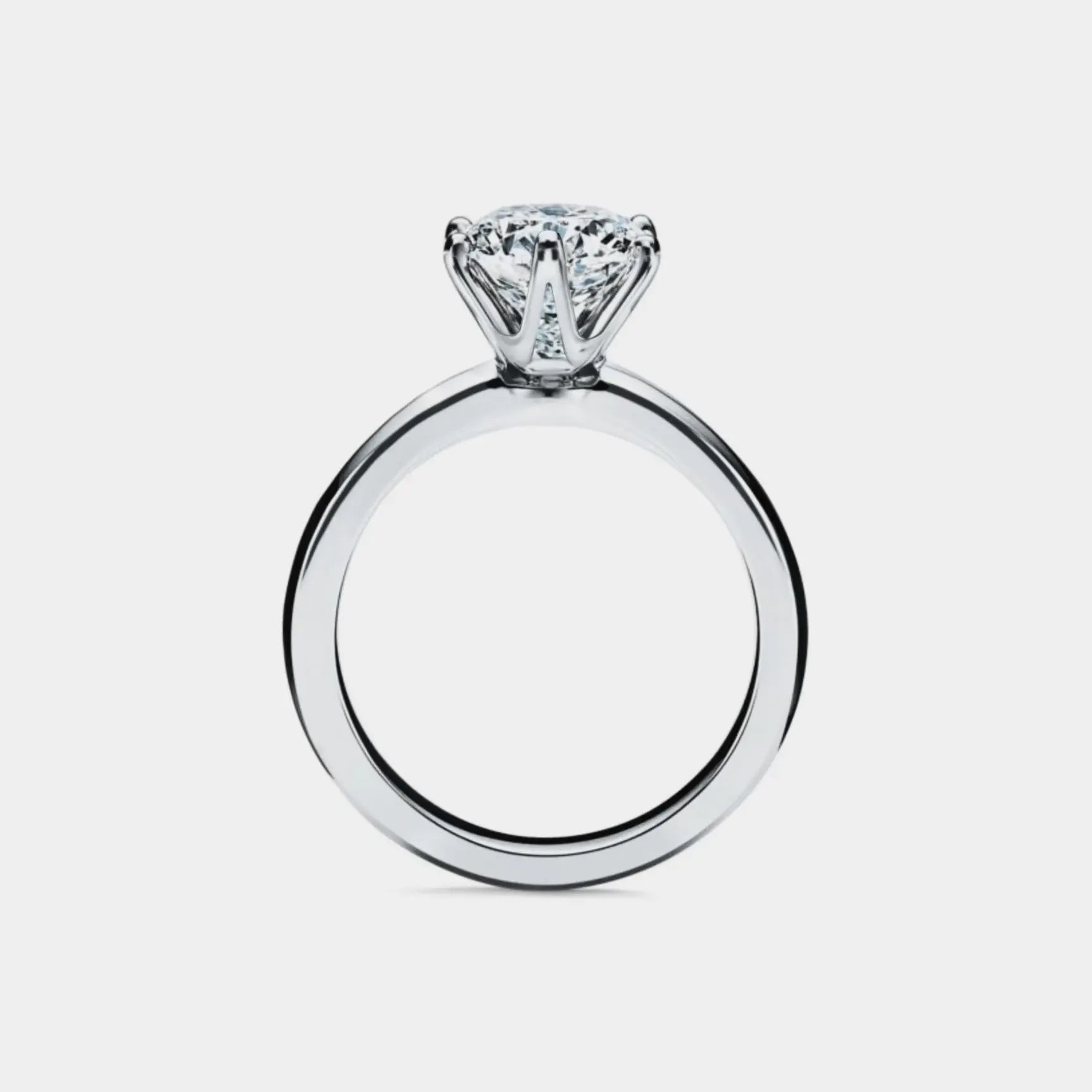 The Eleanor Ring - Round Solitaire Diamond Ring