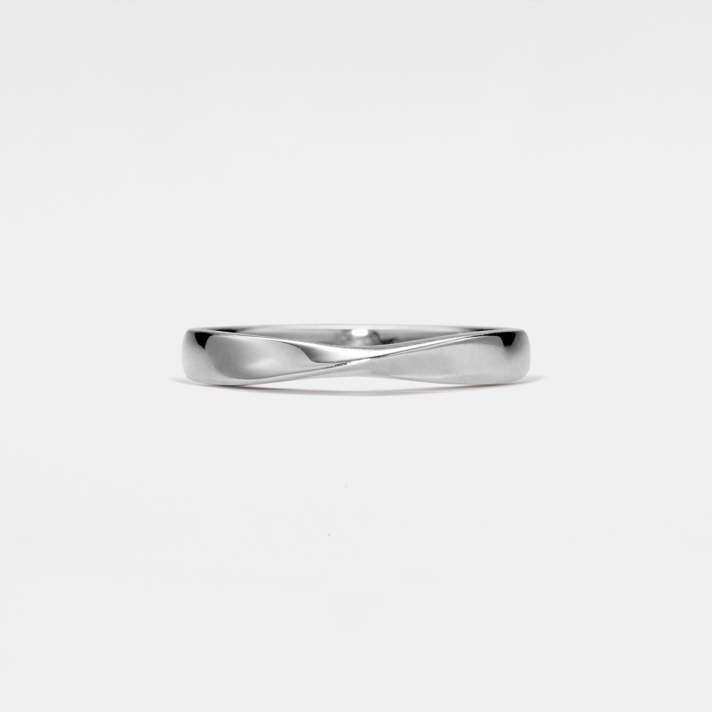 The Elin Band - Curved Contour Gold Band
