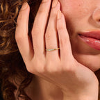 The Ella Band - Graduated Diamond Accent Ring
