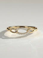 The Eloura Ring - Oval Pavé Diamond Ring