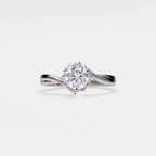 The Elowen Ring - Floral Bypass Diamond Ring