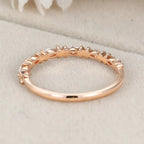The Elowin Band - Marquise Diamond Floral Eternity Band
