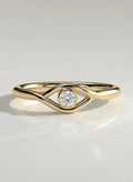 The Eviora Ring - Diamond Evil Eye Ring