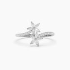 The Fleur Ring - Marquise Diamond Floral Ring