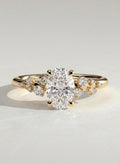 The Glowstar Ring - Oval Cluster Diamond Ring