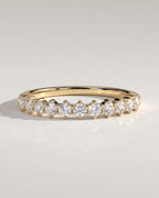The Grace Band - Round Diamond Half Eternity Ring