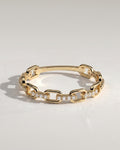 The Harper Band - Diamond Chain Link Ring